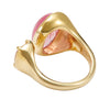Tandem Ring, Siberian Pink Tourmaline