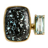 Tandem Ring, Leopard Opal