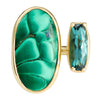 Tandem Ring, Narrow Malachite