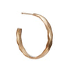 Gold Essentials Vermeil 1" Hoop Earring